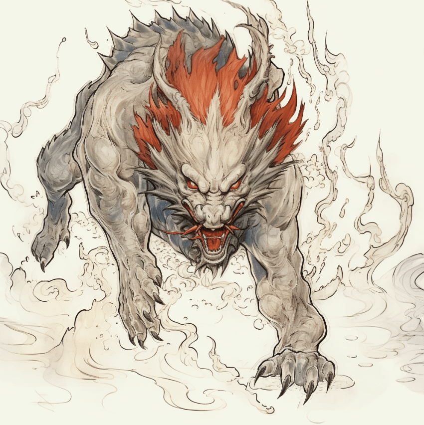 YaZi/睚眦: ancient chinese mythical revenge beast